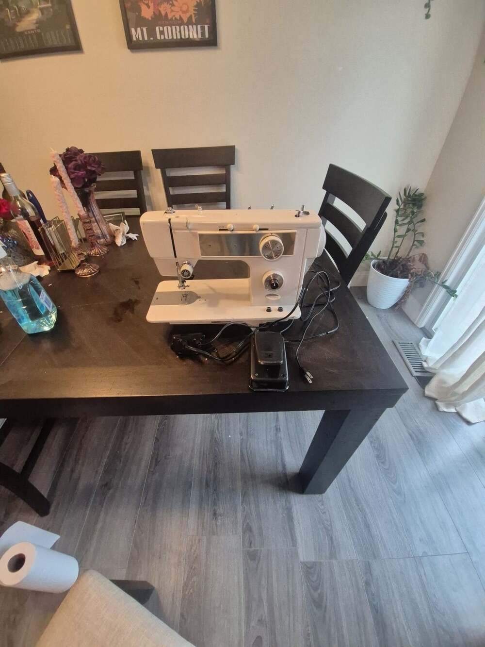 Vintage Alco Necchi Metal Sewing Machine A709-3C Made In Japan
